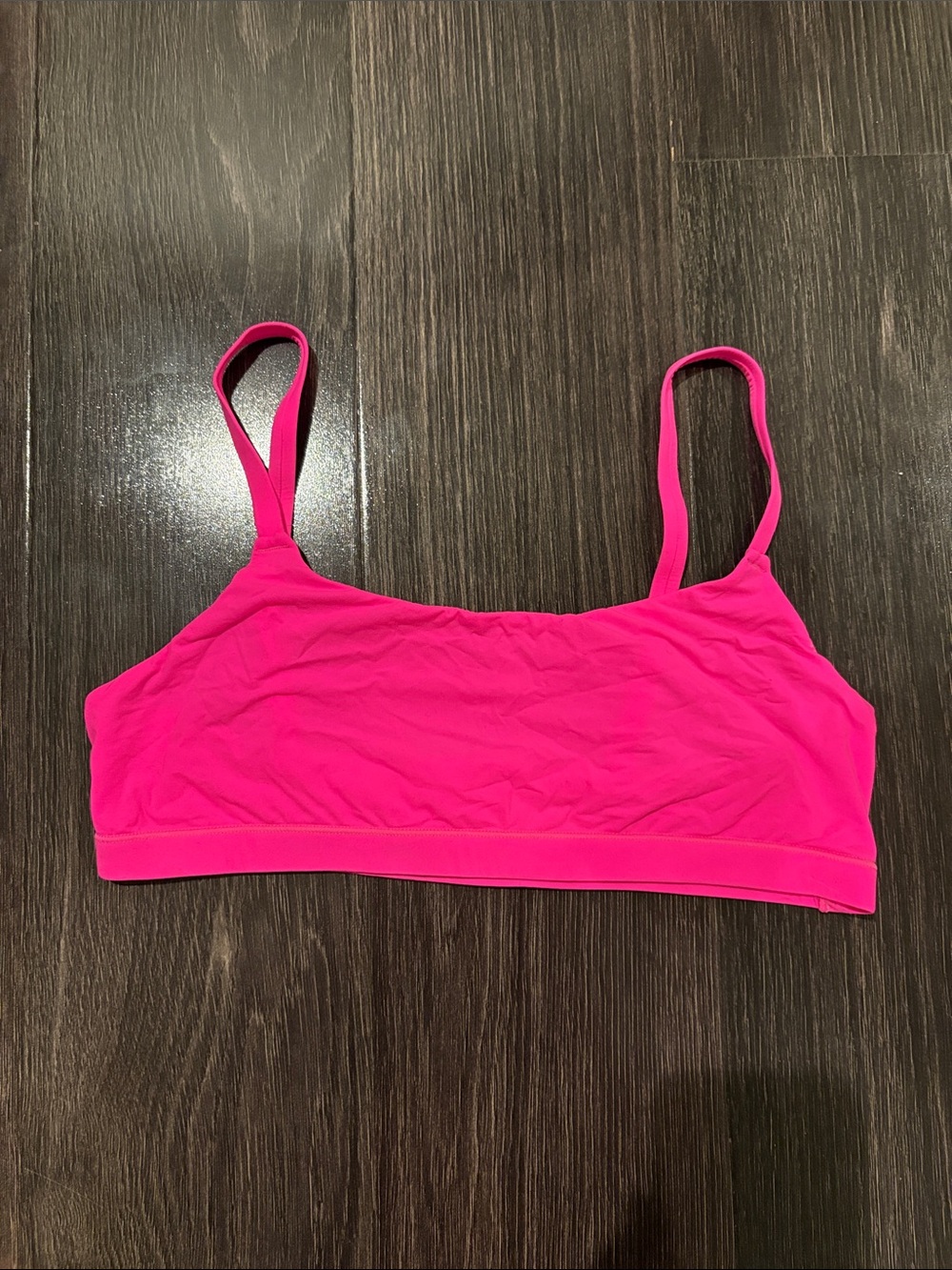 SKIMS Pink Fits Everybody Scoop Neck Bra